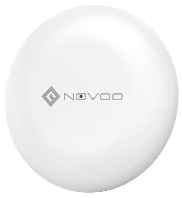 NOVOO Air Tag Schlüsselfinder Smart Tracker Kompatibel mit Apple Wo ist? APP(iOS) und Google,Mein Gerät Finden”APP(Android) Bluetooth KeyFinder Austauschbarer Akku für Gepäck,Taschen,Koffer-1er Pack- NFT1-206G