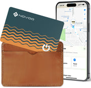 NOVOO Air Tag Karte Wallet Tracker Card Thin 1.6mm Geldbörsenfinder Kompatibel mit Apple Wo ist? APP (iOS NUR, Android Not Supported) Item Finder für Reisekoffer/Geldbeutel/Koffer- NFC2-207C-N2